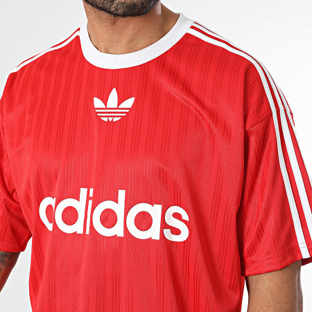 Adidas Originals - Tee Shirt Adicolor Poly IM9458 Rouge