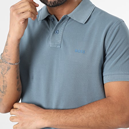 BOSS - Polo de manga corta Prime 50507813 Azul Gris