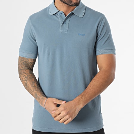 BOSS - Polo de manga corta Prime 50507813 Azul Gris