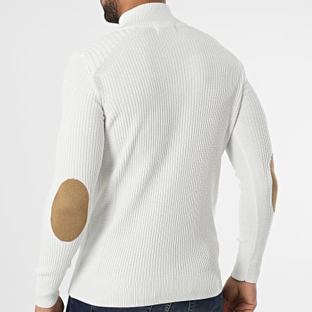 Classic Series - Jersey blanco con cremallera