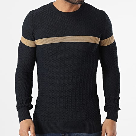 Classic Series - Pull Bleu Marine Camel