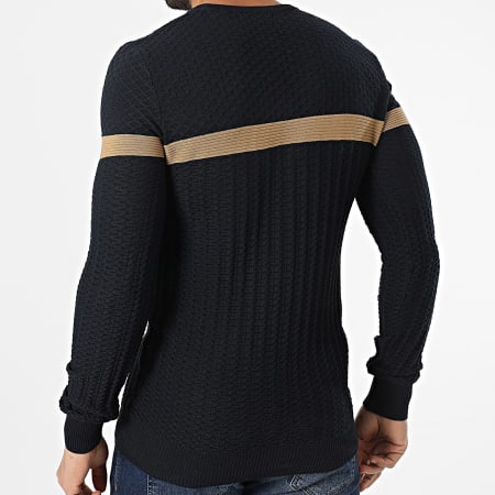 Classic Series - Pull Bleu Marine Camel