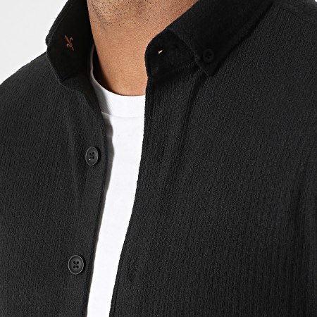 Classic Series - Ensemble Chemise Manches Longues Et Pantalon Jogging Noir