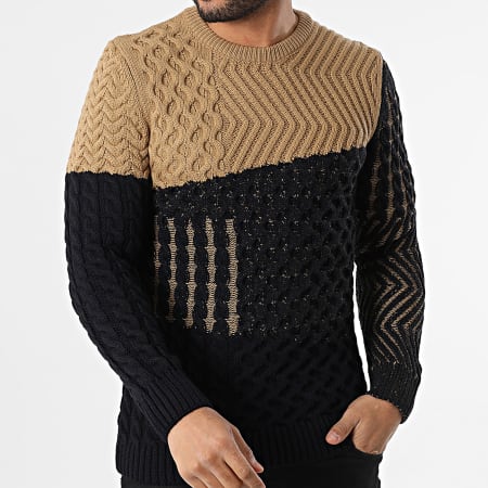 Classic Series - Suéter Camel Azul Marino