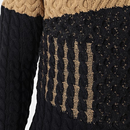 Classic Series - Suéter Camel Azul Marino