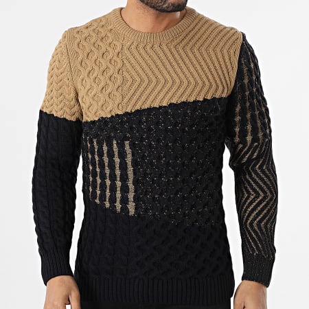 Classic Series - Suéter Camel Azul Marino