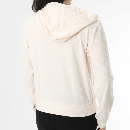 Guess - Sweat Capuche Femme V5RQ21-KCLG2 Beige Doré