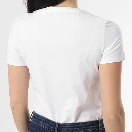 Guess - Tee Shirt Slim Femme O5RI01-KBBU1 Blanc