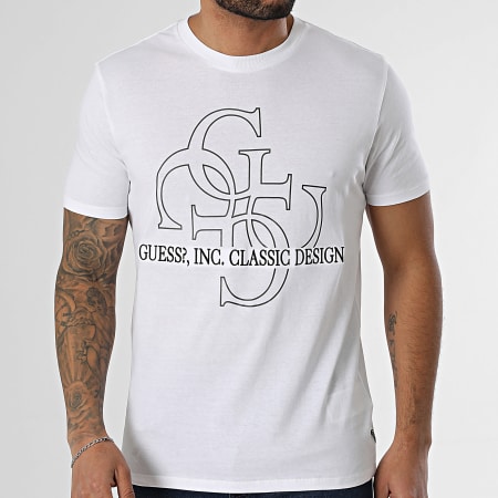 Guess - T-shirt M5RI59-K9RM1 Wit