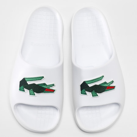 Sandali Serve Slide 2.0 Logo Coccodrillo Bianco