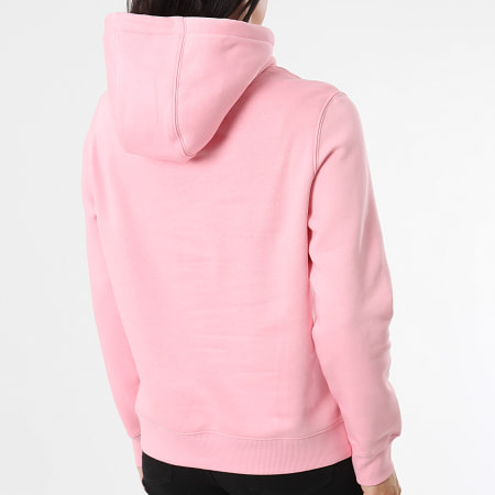 Tommy Jeans - Sweat Capuche Regular Femme Flag 9958 Rose