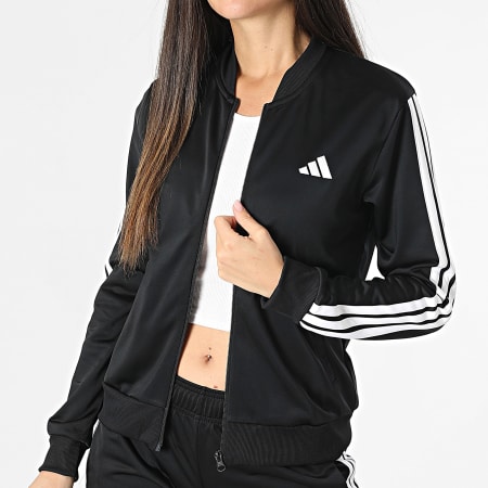 Adidas Sportswear - Women's 3 Stripes Track Suit JD5434 Black - Ryses