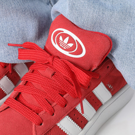 Adidas Originals - Baskets Femme Campus 00s J IG1230 Better Scarlet Footwear White