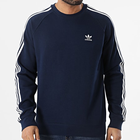 Adidas Originals - Sweat Crewneck 3 Stripes IM4515 Bleu Marine