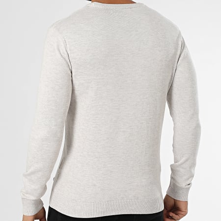 Armita - Pull Beige Clair Chiné