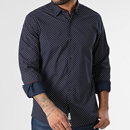 Armita - Camisa azul marino de manga larga