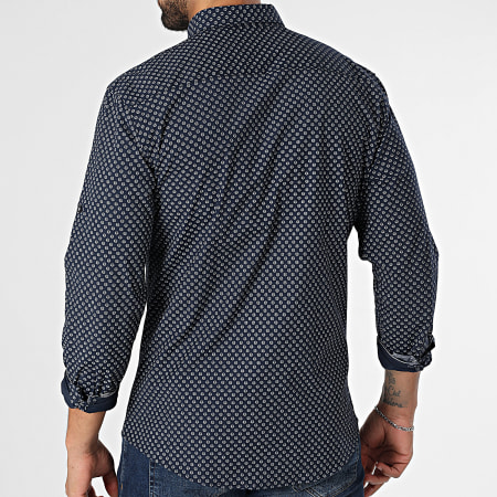 Armita - Chemise Manches Longues Bleu Marine