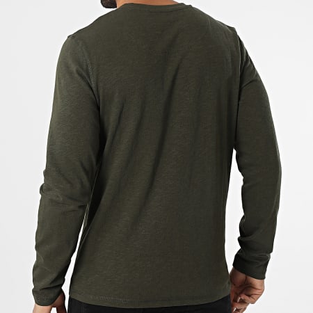 Blend - Tee Shirt Manches Longues 20717180 Vert Kaki