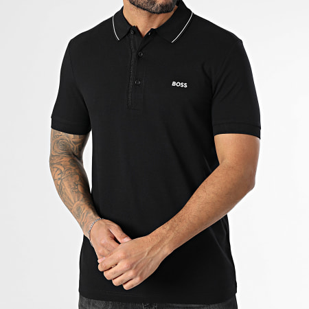 BOSS - Polo de manga corta Paule 4 50506195 Negro