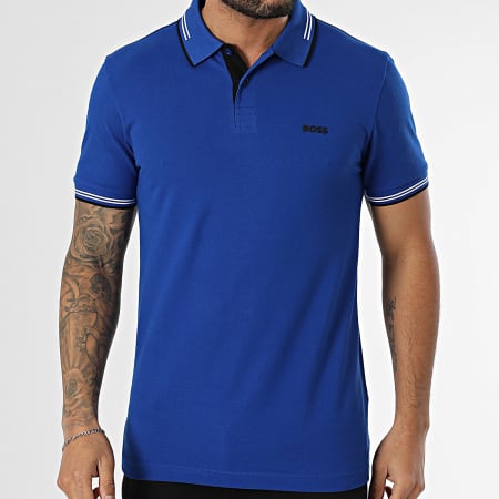 BOSS - Polo de manga corta Paul 50506193 Azul real