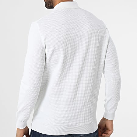 Classic Series - Pull Col Zippé Blanc