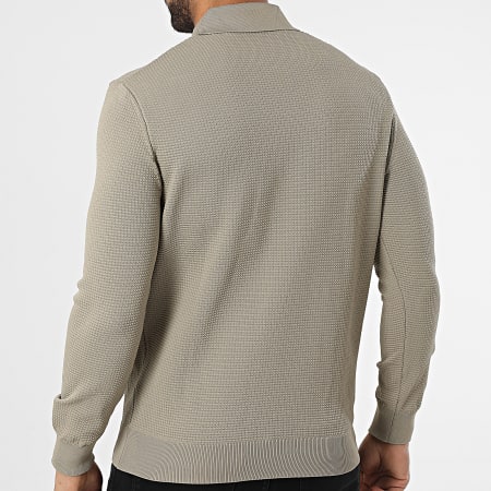 Classic Series - Pull Col Zippé Beige
