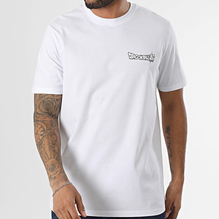 Dragon Ball Z - Oversize Tee Shirt Large Graff Vegeta Back Blanco