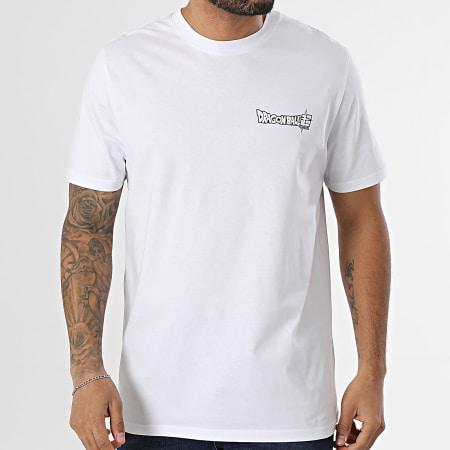 Dragon Ball Z - Oversize Tee Shirt Large Graff Vegeta Back Blanco