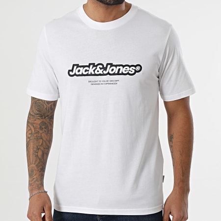 Jack And Jones - Pack De 5 Camisetas Vesterbro Negro Blanco Marrón Azul Marino Gris Carbón