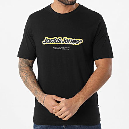 Jack And Jones - Pack De 5 Camisetas Vesterbro Negro Blanco Marrón Azul Marino Gris Carbón