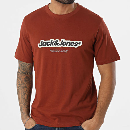 Jack And Jones - Pack De 5 Camisetas Vesterbro Negro Blanco Marrón Azul Marino Gris Carbón