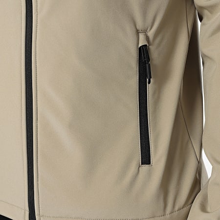 JJREBEL - Veste Zippée Capuche Liam Beige