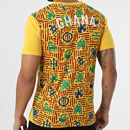 Puma Maglia GFA Ghana Prematch 777204 Giallo Ryses