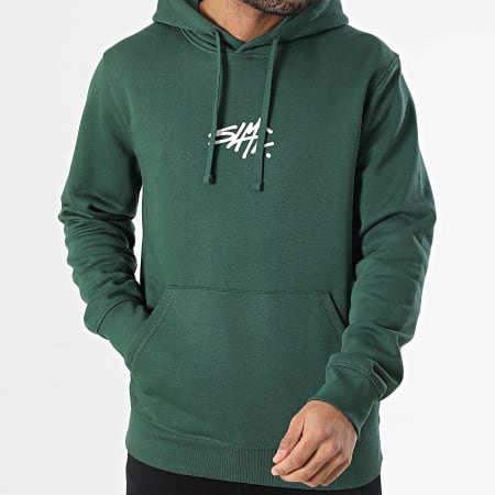 Sale Môme Paris - Sweat Capuche SLME Vert Blanc