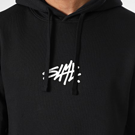 Sale Môme Paris - Sweat Capuche SLME Noir Blanc