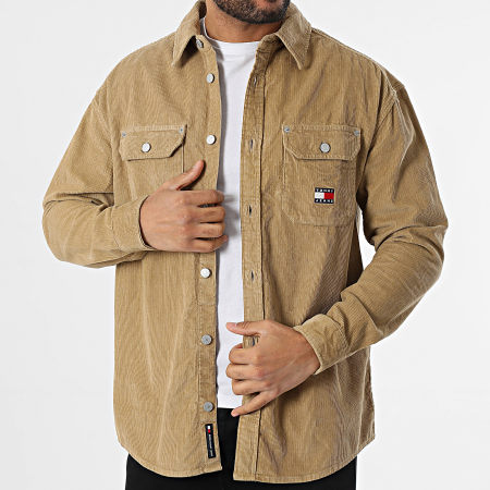 Tommy Jeans - Surchemise Cord 0671 Camel