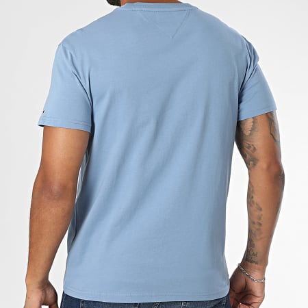 Tommy Jeans - Tee Shirt Signature 1140 Bleu Clair