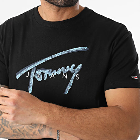 Tommy Jeans - Tee Shirt Signature 1109 Noir