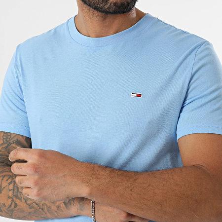 Tommy Jeans - Lot De 2 Tee Shirts Jersey 0687 Bleu Clair Bleu Marine