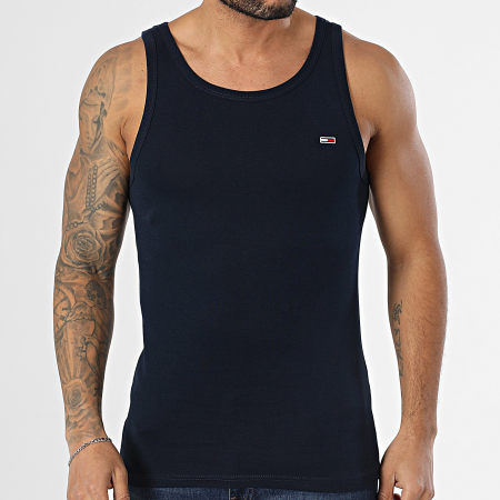 Tommy Jeans - Camiseta de tirantes Slim Essential Tank 0336 Azul marino