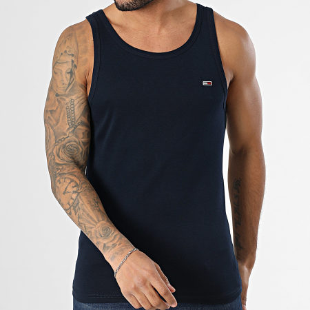 Tommy Jeans - Camiseta de tirantes Slim Essential Tank 0336 Azul marino