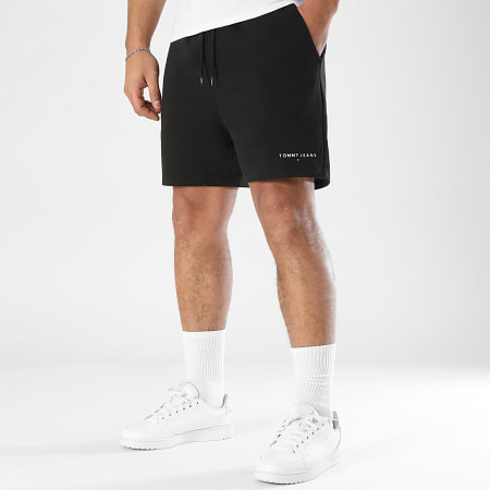 Tommy Jeans - Short Jogging Flag 0637 Noir