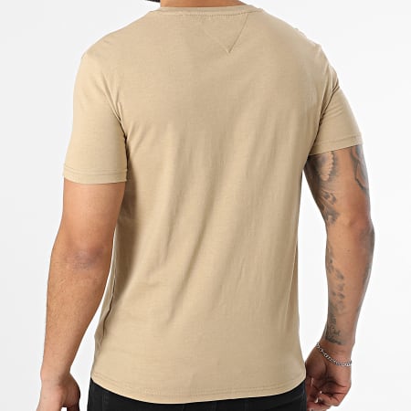 Tommy Jeans - Camiseta cuello pico Jaspe 2.0 0364 Beige