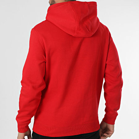 Tommy Jeans - Sweat Capuche Flag Fleece 0742 Rouge