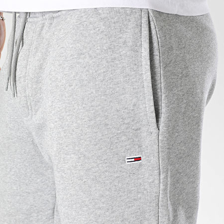Tommy Jeans - Pantalones de chándal Slim Flag 0473 Gris jaspeado