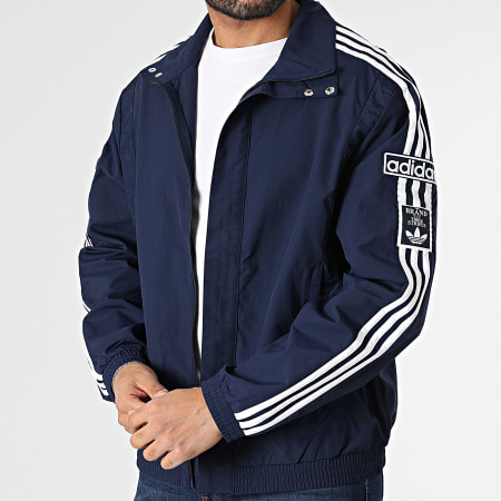 Veste adidas noir et bleu on sale