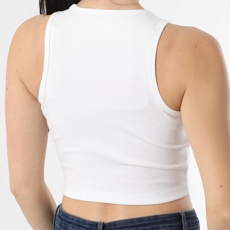 Adidas Originals - Débardeur Crop Femme Essential RIB JC9007 Blanc