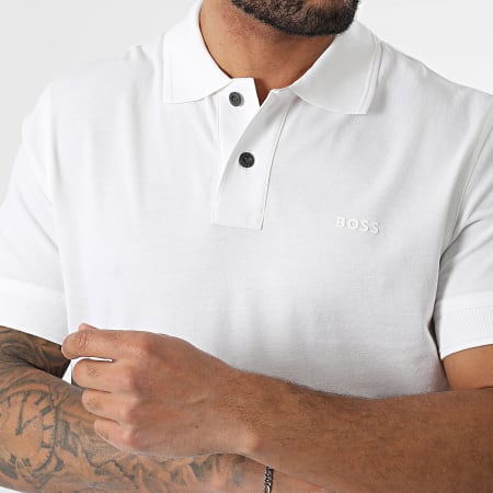 BOSS - Polo de manga corta Prime 50507813 Blanco
