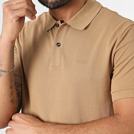 BOSS - Polo de manga corta Pallas 50468362 Camel