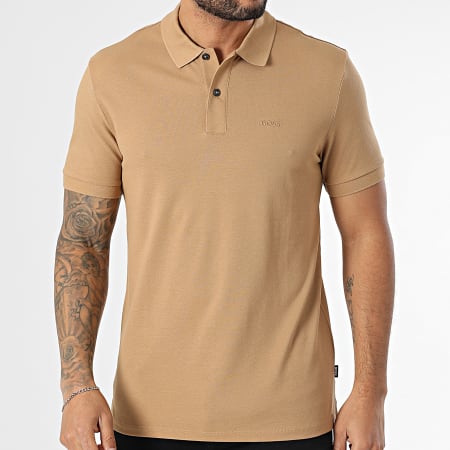 BOSS - Polo de manga corta Pallas 50468362 Camel